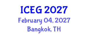 International Conference on Electronic Governance (ICEG) February 04, 2027 - Bangkok, Thailand