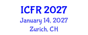International Conference on Flood Resilience (ICFR) January 14, 2027 - Zurich, Switzerland