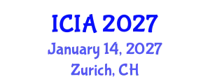 International Conference on Informatics and Applications (ICIA) January 14, 2027 - Zurich, Switzerland