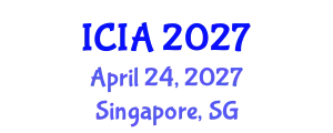 International Conference on Informatics and Applications (ICIA) April 24, 2027 - Singapore, Singapore
