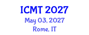 International Conference on Magnet Technology (ICMT) May 03, 2027 - Rome, Italy
