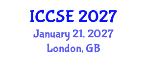 International Conference on Contemporary Software Engineering (ICCSE) January 21, 2027 - London, United Kingdom