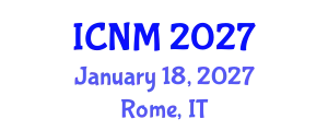 International Conference on Nanoscale Magnetism (ICNM) January 18, 2027 - Rome, Italy