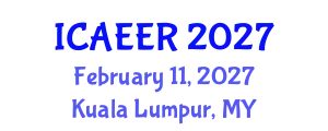 International Conference on Agricultural Economics and Environmental Research (ICAEER) February 11, 2027 - Kuala Lumpur, Malaysia