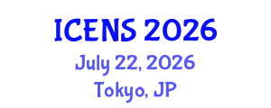 International Conference on Engineering and Natural Sciences (ICENS) July 22, 2026 - Tokyo, Japan