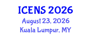 International Conference on Engineering and Natural Sciences (ICENS) August 23, 2026 - Kuala Lumpur, Malaysia