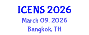 International Conference on Engineering and Natural Sciences (ICENS) March 09, 2026 - Bangkok, Thailand