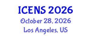 International Conference on Engineering and Natural Sciences (ICENS) October 28, 2026 - Los Angeles, United States