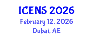 International Conference on Engineering and Natural Sciences (ICENS) February 12, 2026 - Dubai, United Arab Emirates