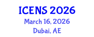 International Conference on Engineering and Natural Sciences (ICENS) March 16, 2026 - Dubai, United Arab Emirates