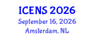 International Conference on Engineering and Natural Sciences (ICENS) September 16, 2026 - Amsterdam, Netherlands