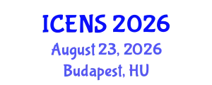 International Conference on Engineering and Natural Sciences (ICENS) August 23, 2026 - Budapest, Hungary