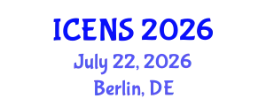 International Conference on Engineering and Natural Sciences (ICENS) July 22, 2026 - Berlin, Germany