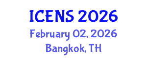 International Conference on Engineering and Natural Sciences (ICENS) February 02, 2026 - Bangkok, Thailand