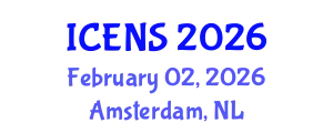 International Conference on Engineering and Natural Sciences (ICENS) February 02, 2026 - Amsterdam, Netherlands