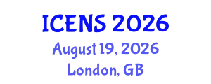 International Conference on Engineering and Natural Sciences (ICENS) August 19, 2026 - London, United Kingdom