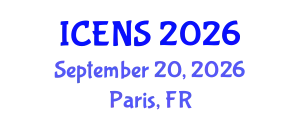 International Conference on Engineering and Natural Sciences (ICENS) September 20, 2026 - Paris, France