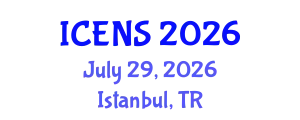 International Conference on Engineering and Natural Sciences (ICENS) July 29, 2026 - Istanbul, Turkey