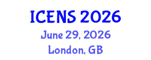 International Conference on Engineering and Natural Sciences (ICENS) June 29, 2026 - London, United Kingdom