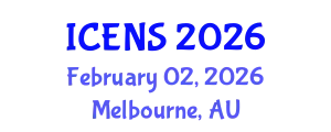 International Conference on Engineering and Natural Sciences (ICENS) February 02, 2026 - Melbourne, Australia