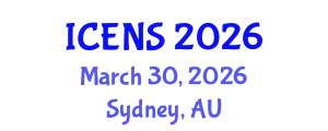 International Conference on Engineering and Natural Sciences (ICENS) March 30, 2026 - Sydney, Australia