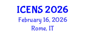International Conference on Engineering and Natural Sciences (ICENS) February 16, 2026 - Rome, Italy