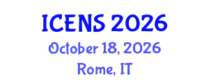 International Conference on Engineering and Natural Sciences (ICENS) October 18, 2026 - Rome, Italy