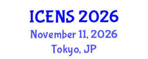 International Conference on Engineering and Natural Sciences (ICENS) November 11, 2026 - Tokyo, Japan