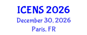 International Conference on Engineering and Natural Sciences (ICENS) December 30, 2026 - Paris, France
