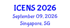 International Conference on Engineering and Natural Sciences (ICENS) September 09, 2026 - Singapore, Singapore