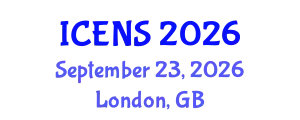 International Conference on Engineering and Natural Sciences (ICENS) September 23, 2026 - London, United Kingdom