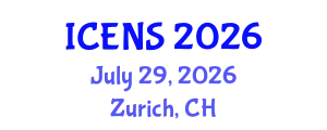 International Conference on Engineering and Natural Sciences (ICENS) July 29, 2026 - Zurich, Switzerland
