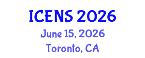 International Conference on Engineering and Natural Sciences (ICENS) June 15, 2026 - Toronto, Canada