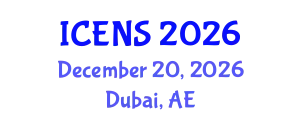 International Conference on Engineering and Natural Sciences (ICENS) December 20, 2026 - Dubai, United Arab Emirates