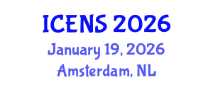 International Conference on Engineering and Natural Sciences (ICENS) January 19, 2026 - Amsterdam, Netherlands