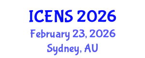International Conference on Engineering and Natural Sciences (ICENS) February 23, 2026 - Sydney, Australia