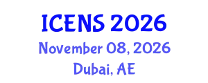 International Conference on Engineering and Natural Sciences (ICENS) November 08, 2026 - Dubai, United Arab Emirates