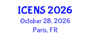 International Conference on Engineering and Natural Sciences (ICENS) October 28, 2026 - Paris, France