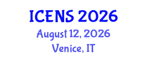 International Conference on Engineering and Natural Sciences (ICENS) August 12, 2026 - Venice, Italy
