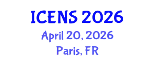 International Conference on Engineering and Natural Sciences (ICENS) April 20, 2026 - Paris, France