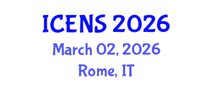 International Conference on Engineering and Natural Sciences (ICENS) March 02, 2026 - Rome, Italy