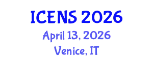 International Conference on Engineering and Natural Sciences (ICENS) April 13, 2026 - Venice, Italy