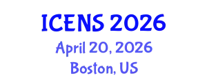 International Conference on Engineering and Natural Sciences (ICENS) April 20, 2026 - Boston, United States