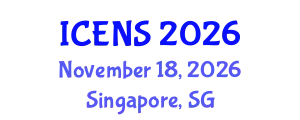 International Conference on Engineering and Natural Sciences (ICENS) November 18, 2026 - Singapore, Singapore