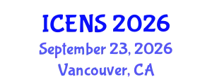International Conference on Engineering and Natural Sciences (ICENS) September 23, 2026 - Vancouver, Canada