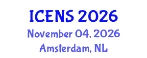 International Conference on Engineering and Natural Sciences (ICENS) November 04, 2026 - Amsterdam, Netherlands