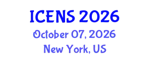 International Conference on Engineering and Natural Sciences (ICENS) October 07, 2026 - New York, United States