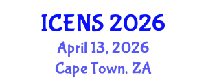 International Conference on Engineering and Natural Sciences (ICENS) April 13, 2026 - Cape Town, South Africa