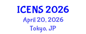 International Conference on Engineering and Natural Sciences (ICENS) April 20, 2026 - Tokyo, Japan