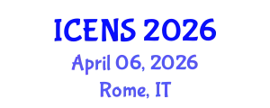 International Conference on Engineering and Natural Sciences (ICENS) April 06, 2026 - Rome, Italy